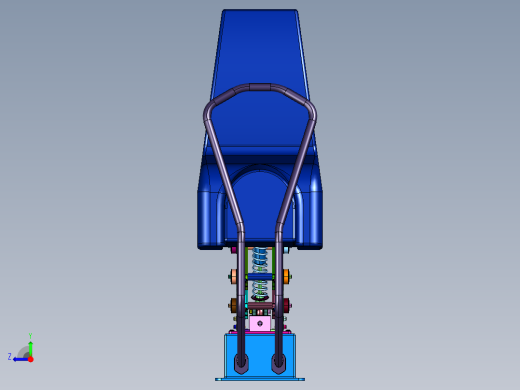 豪华游艇减震座椅右视缩略图