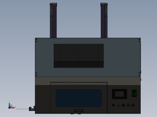 卷线机3D模型前视缩略图