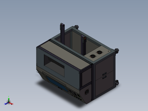 卷线机3D模型正等轴测缩略图