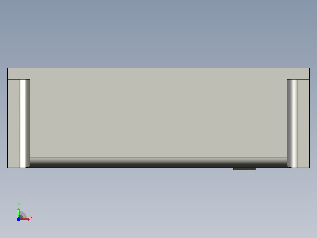 基恩士CV-501_kc图纸模型前视图