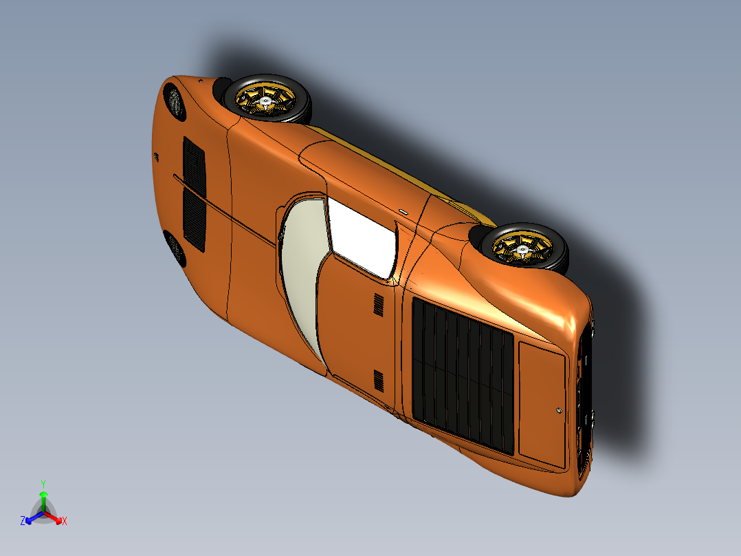 兰博基尼主视图