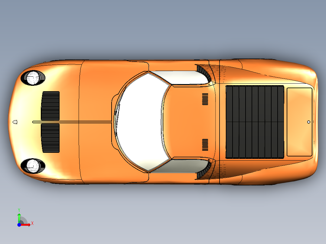 兰博基尼前视图