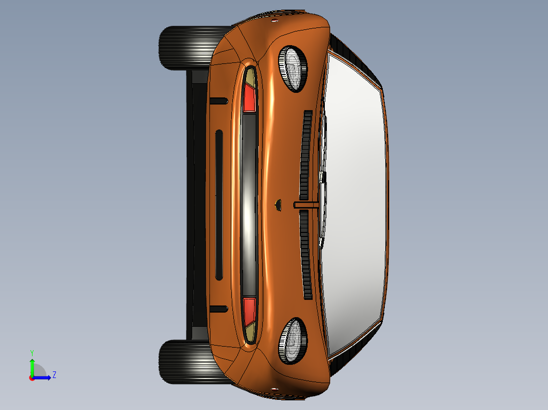 兰博基尼左视图