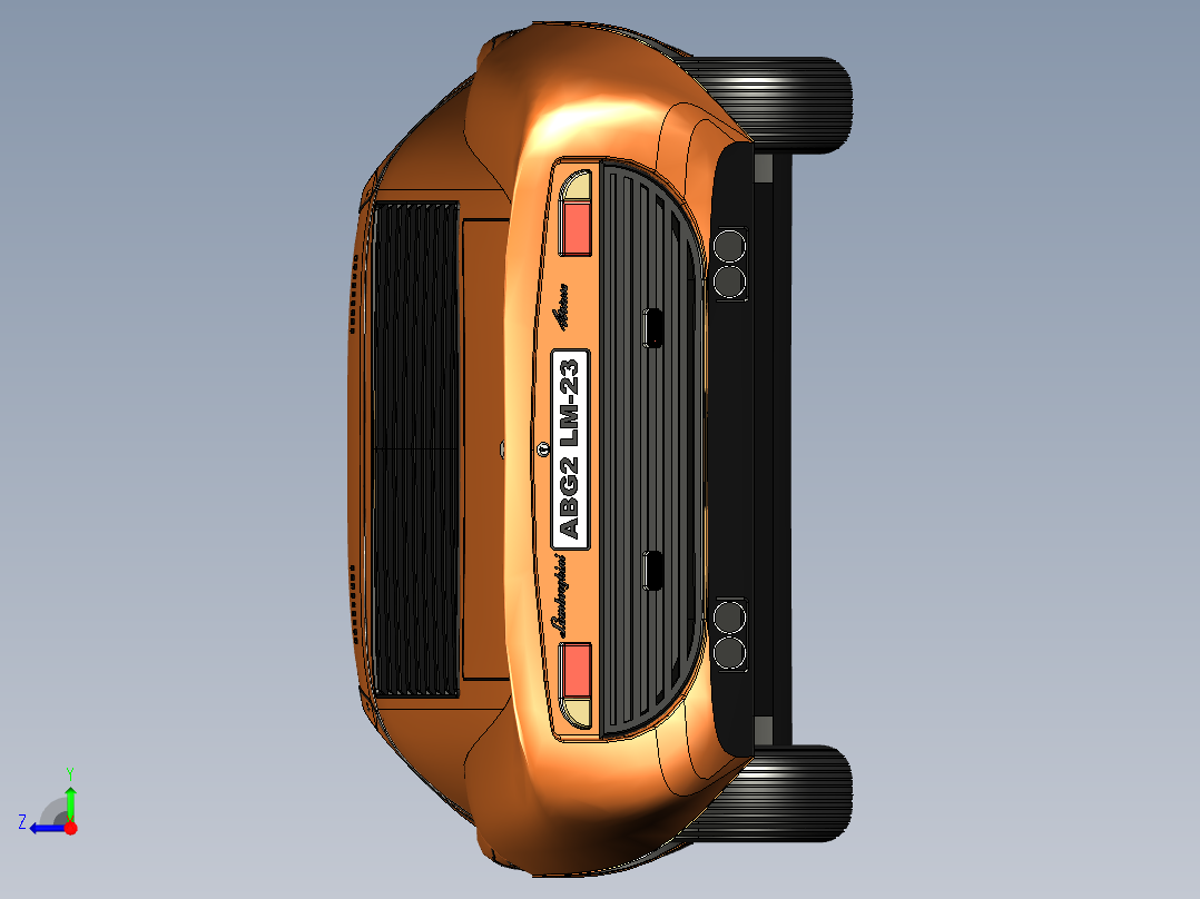 兰博基尼右视图