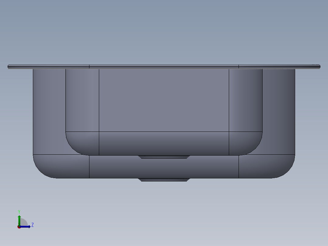 水槽、不锈钢水槽(91)左视图