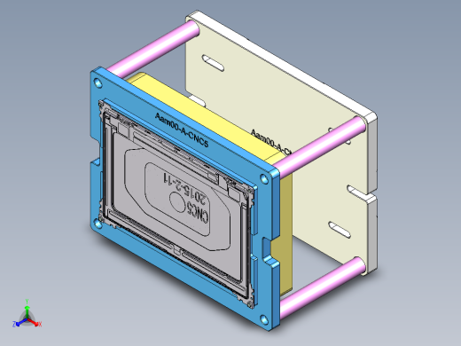 Aam00-A-笔记本CNC工装夹具三维模型CNC5-0430