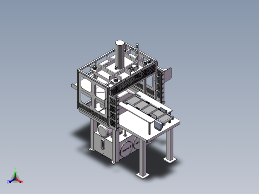 书本胶订切边设备sw18正等轴测缩略图