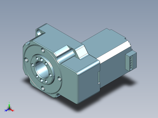 中空旋转平台GSB60-05K-OS正等轴测缩略图