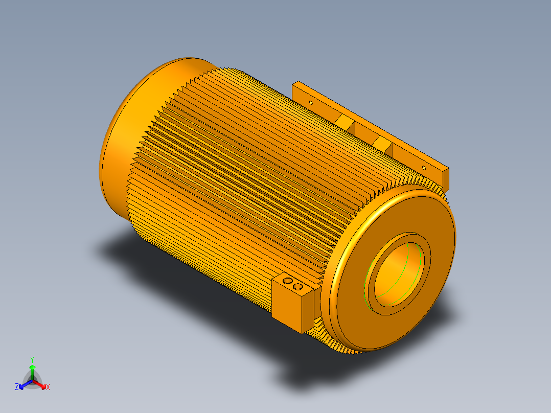 05冯梓焕小型农用撕碎机正等轴测图