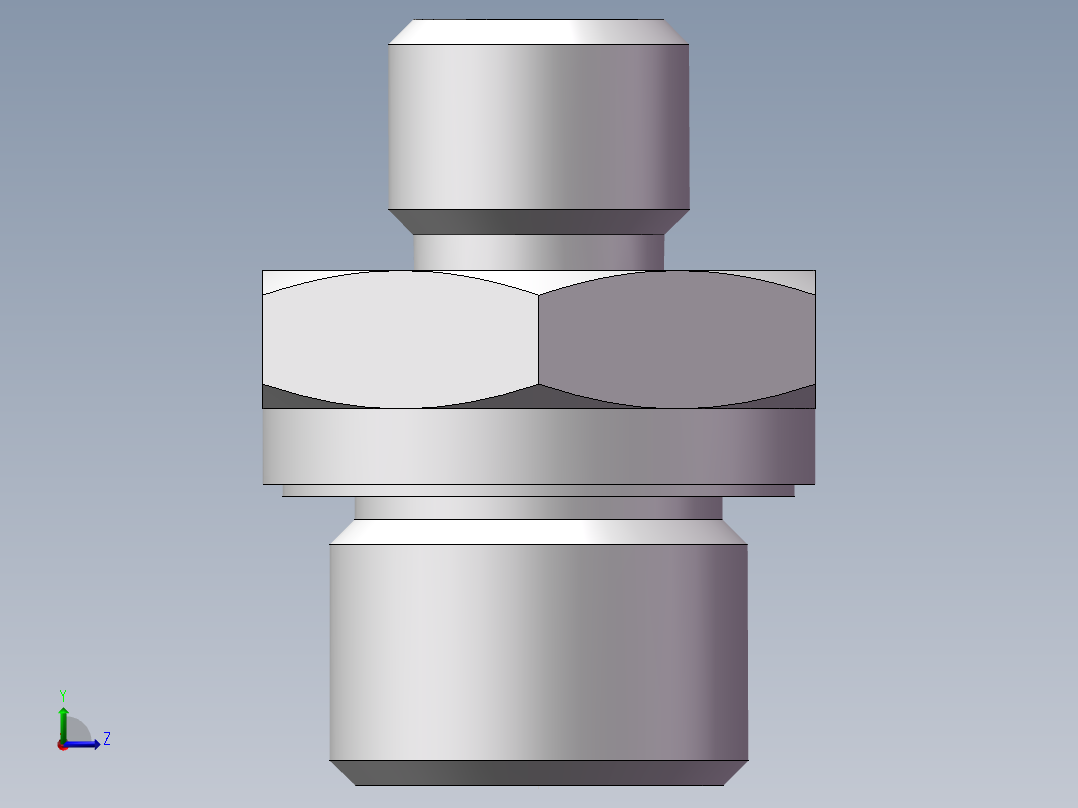 英制管螺纹ED密封、1CB-12-06WD左视图