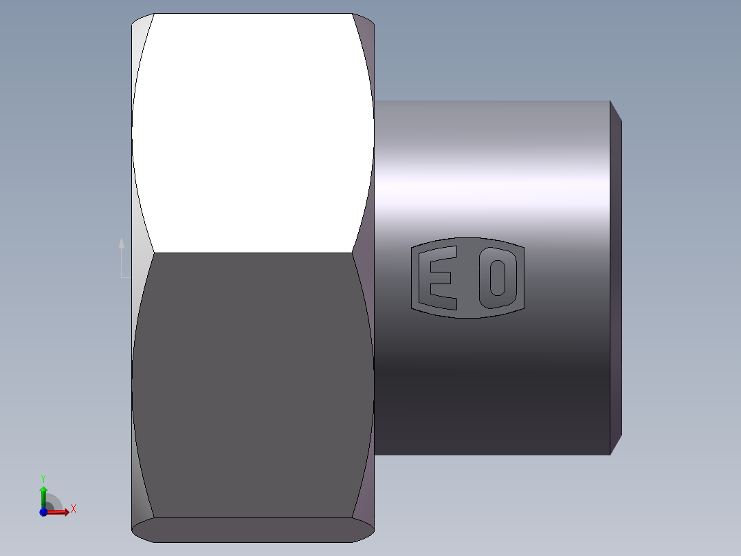 90度焊接接头、2WC-35X4非标前视图