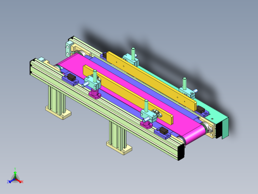 小型化皮带倍速输送线设计
