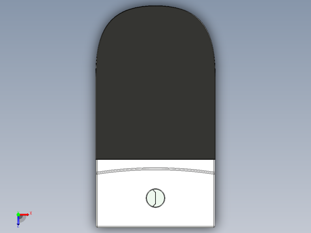 B3003334-紧凑型（深度小于25英寸）马桶俯视图