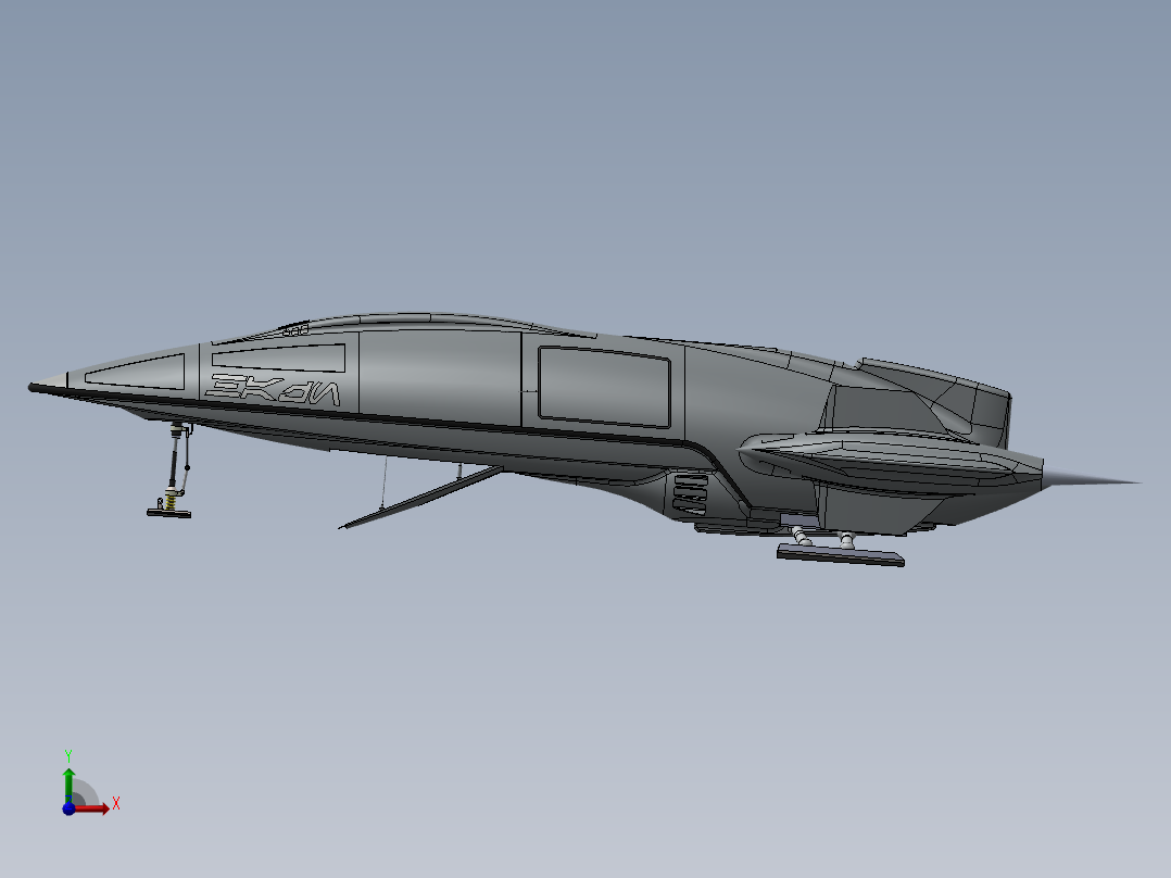 宇宙飞船(69)前视图