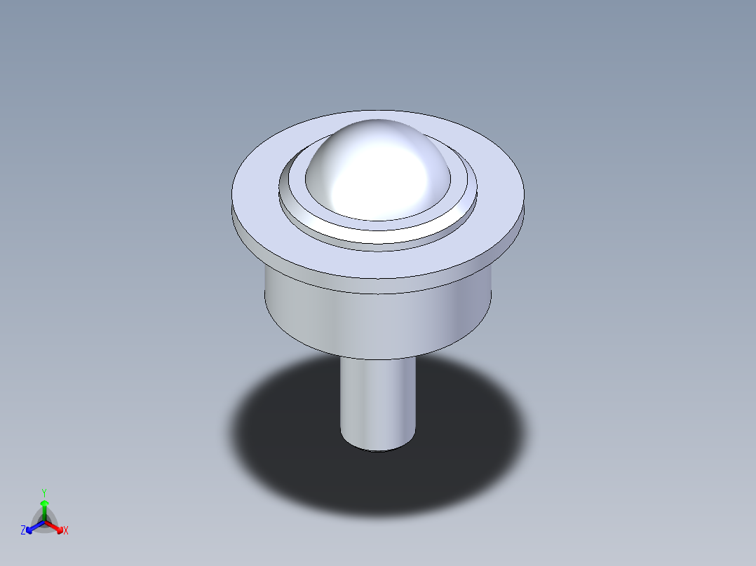 牛眼轴承SP-15FL主视图