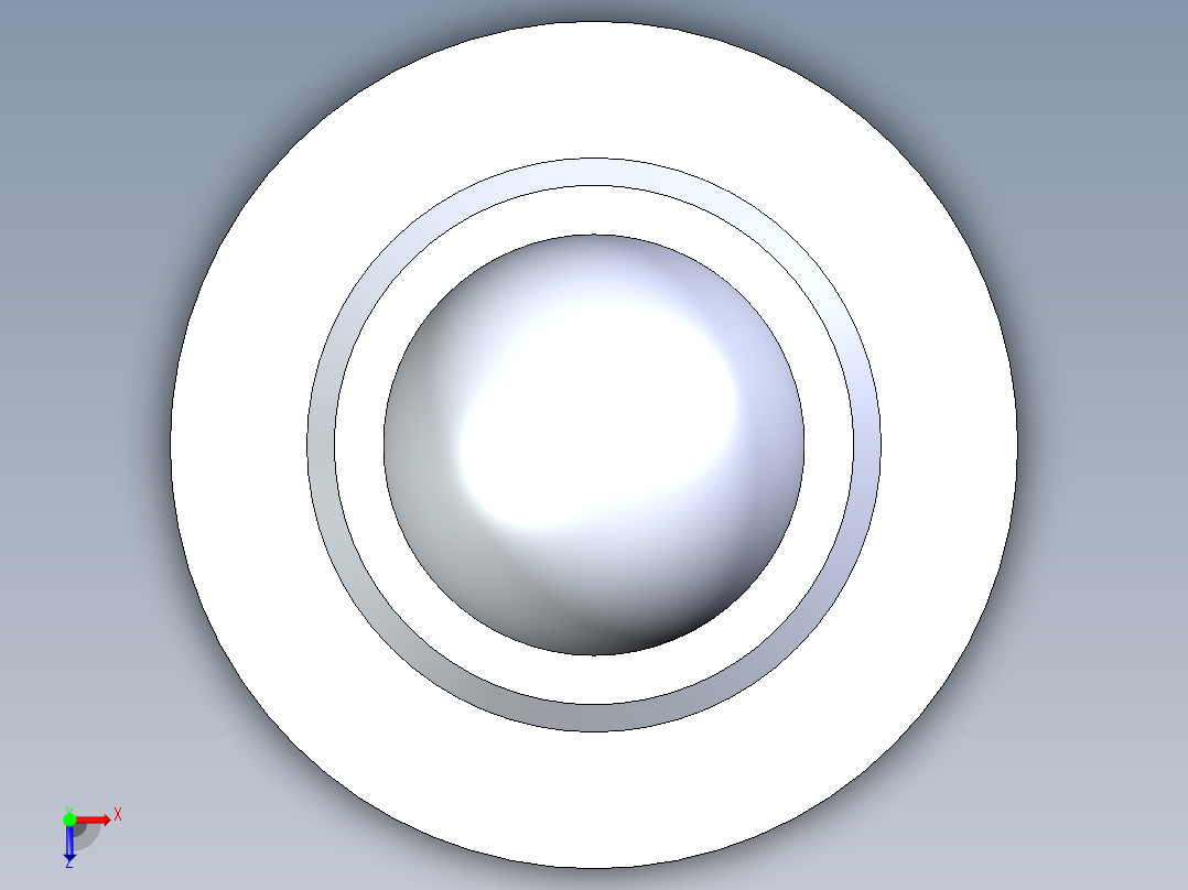 牛眼轴承SP-15FL俯视图