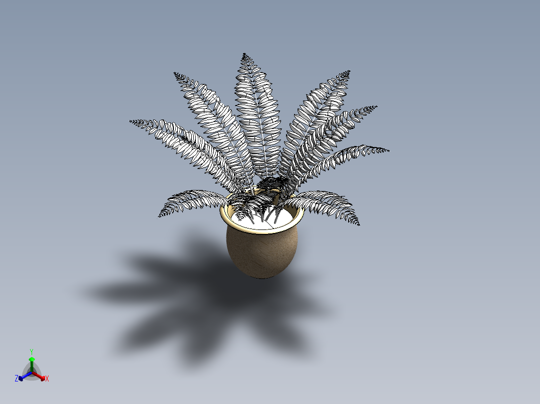 植物(43)正等轴测图