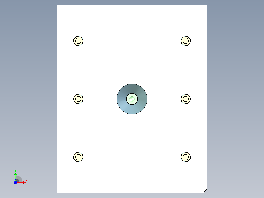 电源盒上下盖（两板模+镶件）前视图