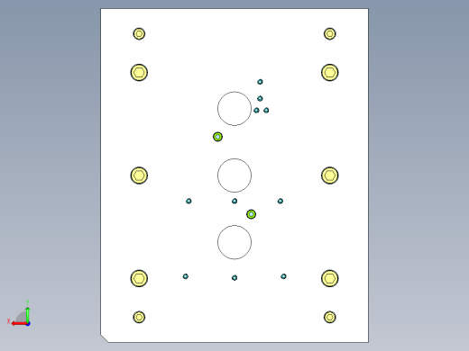 电源盒上下盖（两板模+镶件）后视缩略图