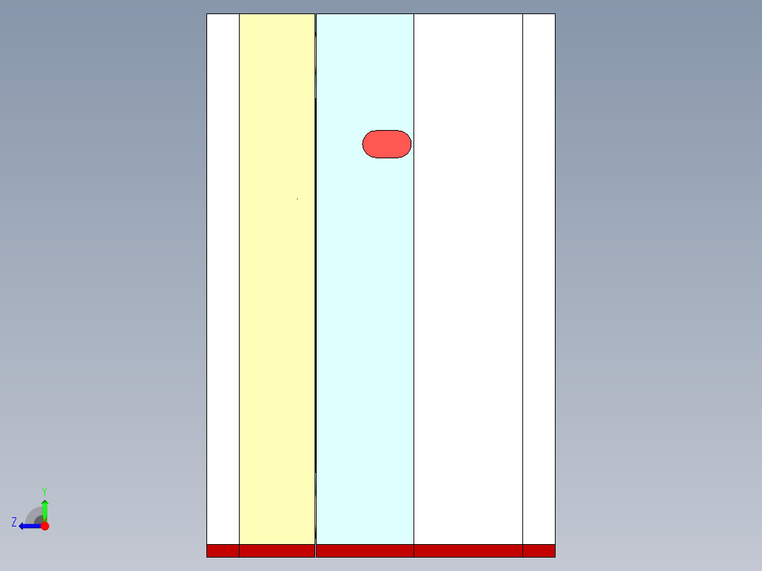 电源盒上下盖（两板模+镶件）右视图