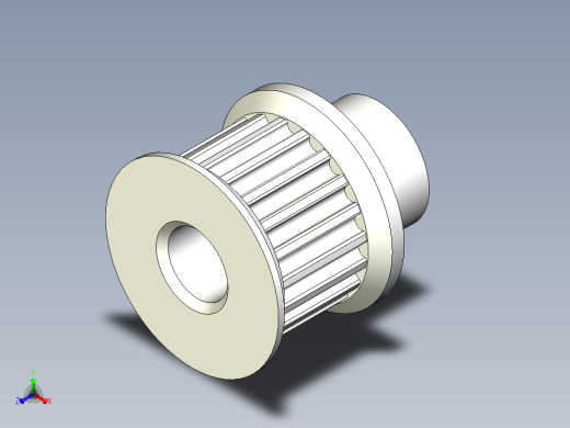 A2004909-参数化 GT2 同步带轮