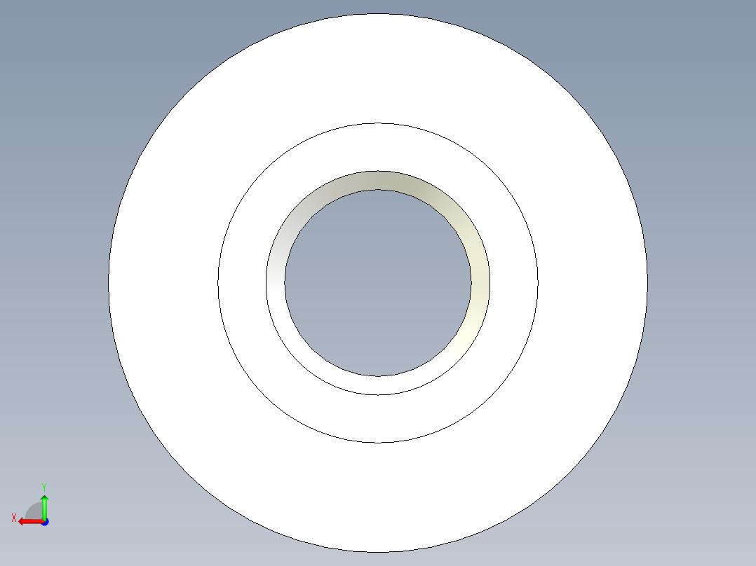 A2004909-参数化 GT2 同步带轮后视图