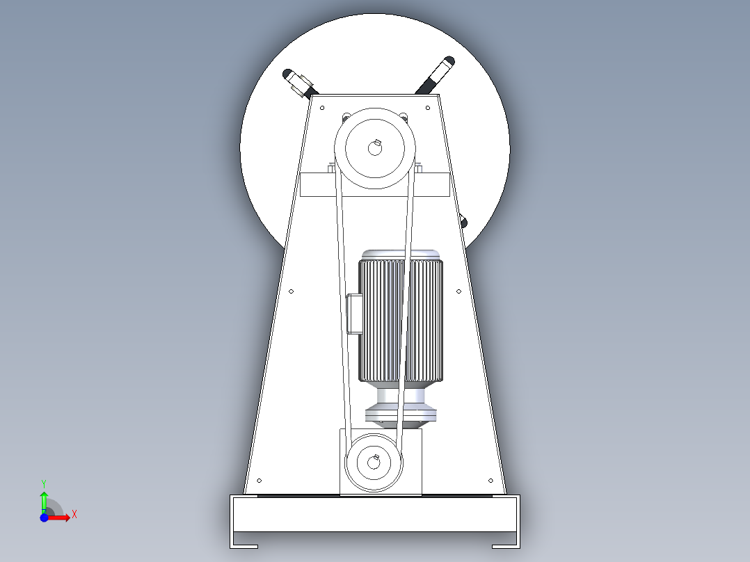 自动放料机前视图