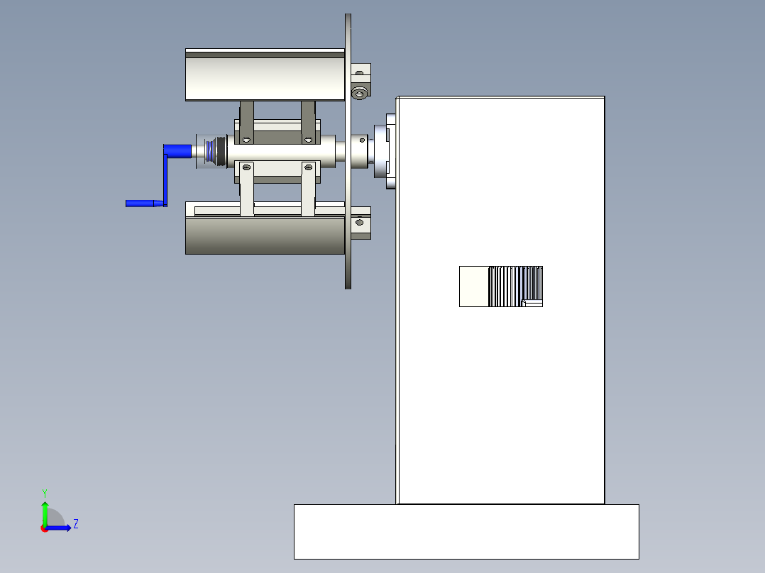 自动放料机左视图