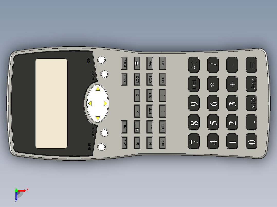 计算器(13)俯视图