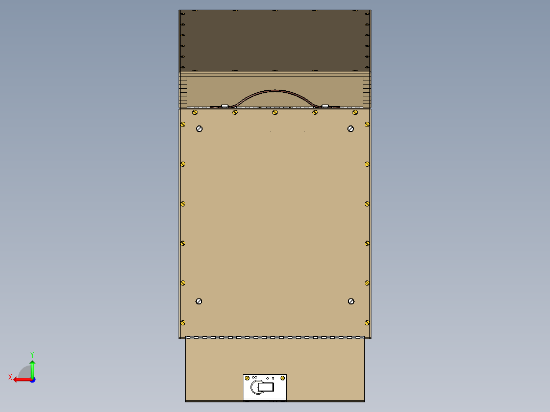 三转子恩尼格玛密码机后视图