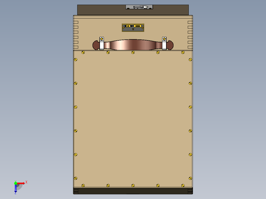三转子恩尼格玛密码机俯视图
