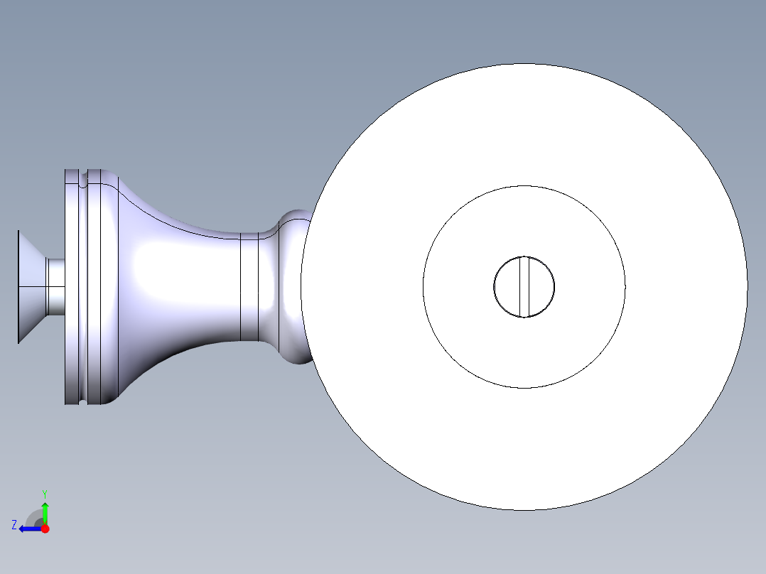 钟表车床工具磨床右视图