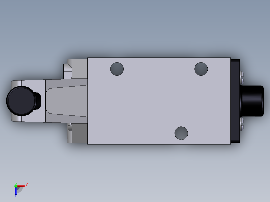 1-4派克阀门俯视图