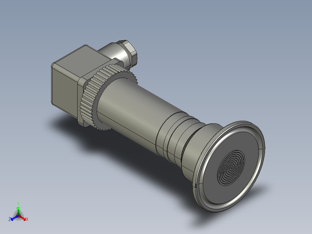 压力变送器-0-16MPA高精度正等轴测图