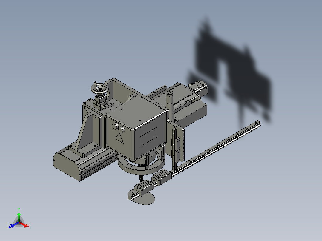 AB-0406-01-10A-A焊接振镜头正等轴测图