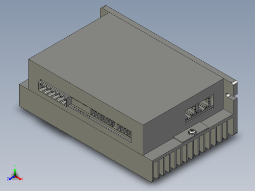 电控柜-101H000429步进驱动器DMA882S正等轴测缩略图