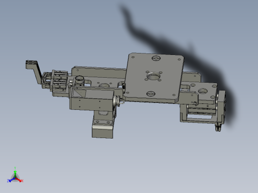 KG2023005-02-00注塑机桁架-抓手装配体