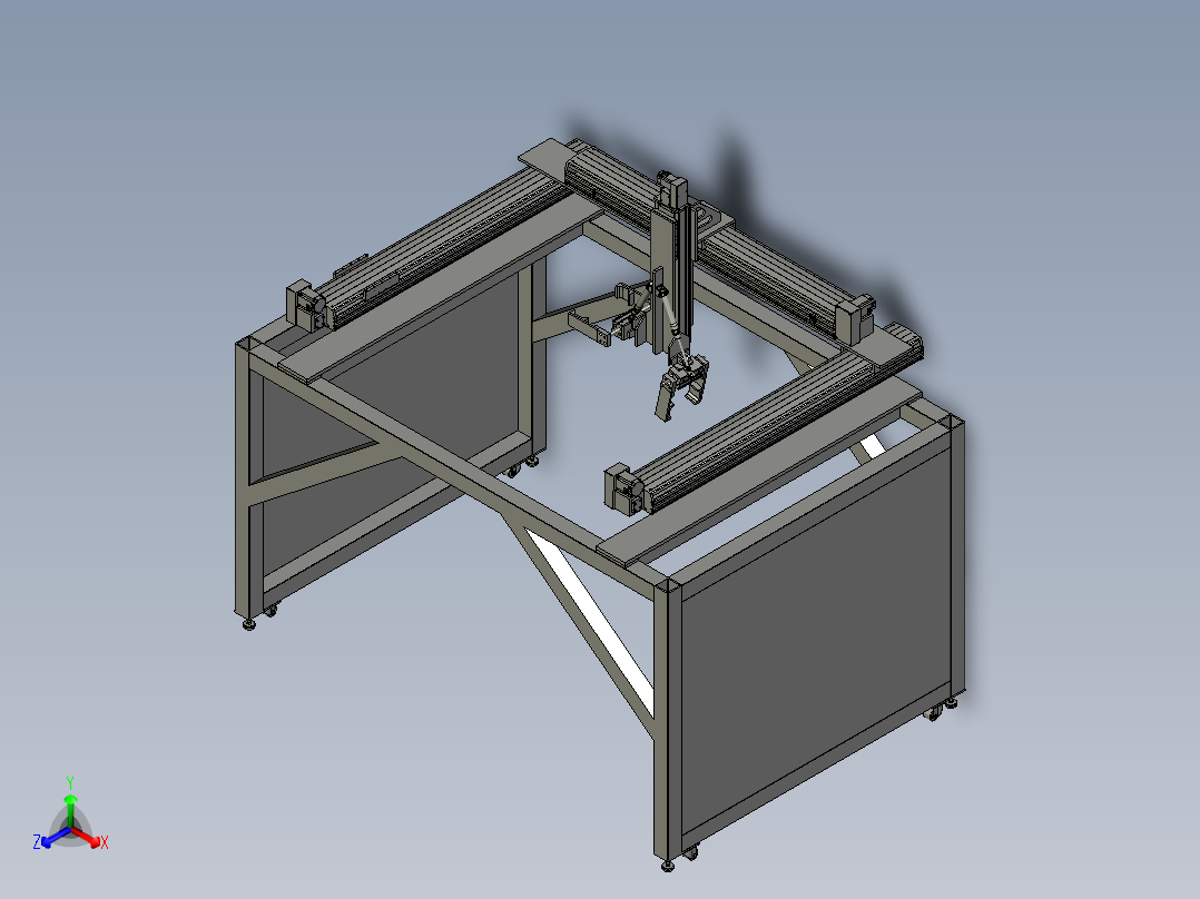 盖子上料模组正等轴测图