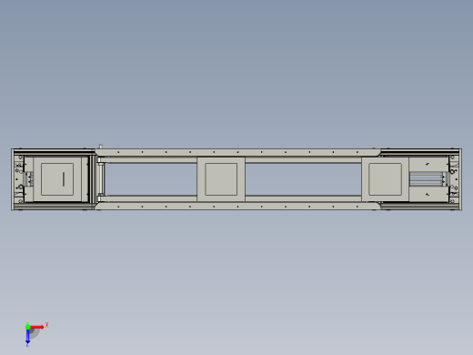 电子厂组装生产输送托盘单倍速链输送线双皮带装备线俯视缩略图