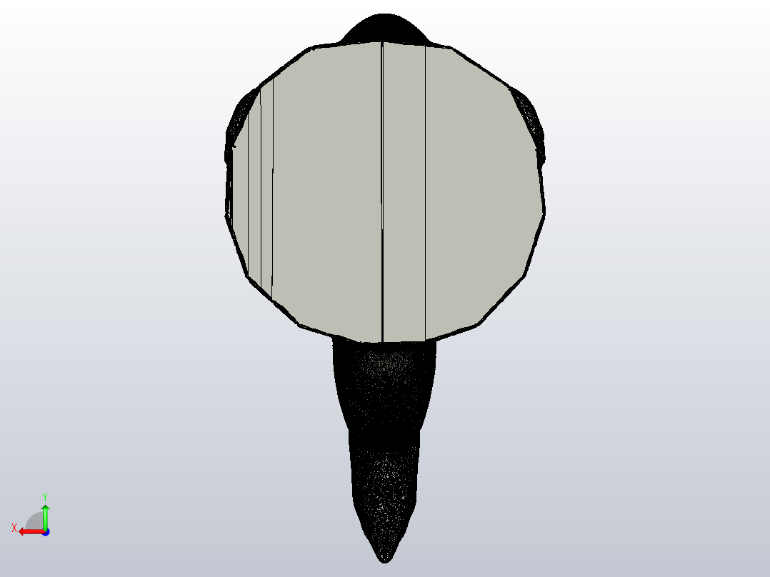 苍鹭遗物后视图