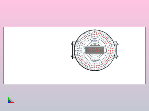 LED挂钟前视缩略图