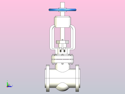 API闸阀-300Lb[14]左视缩略图