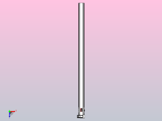皮带直线轴半封闭可选导轨TPA-HNB-120D-110-L2100-RU-Y-P40-N3俯视缩略图