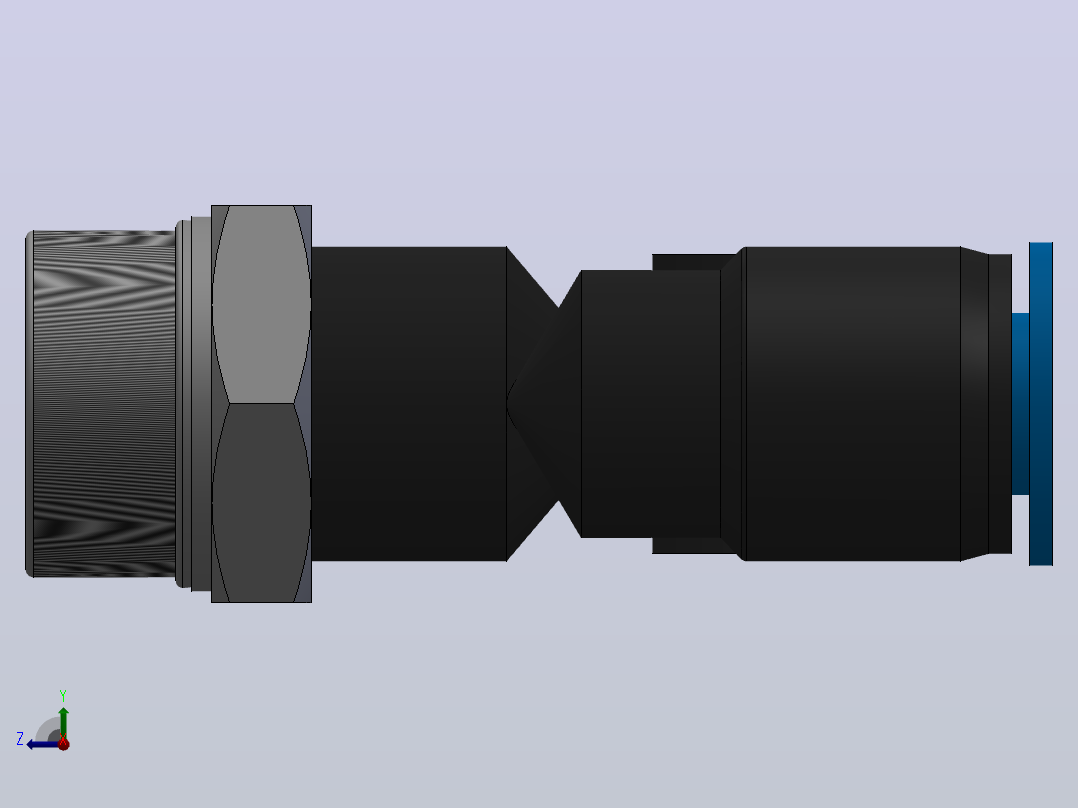PX-G Y型螺纹弯头-G螺纹[PX10-G04]右视图
