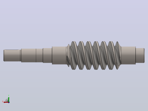 1_蜗杆solidworks后视缩略图