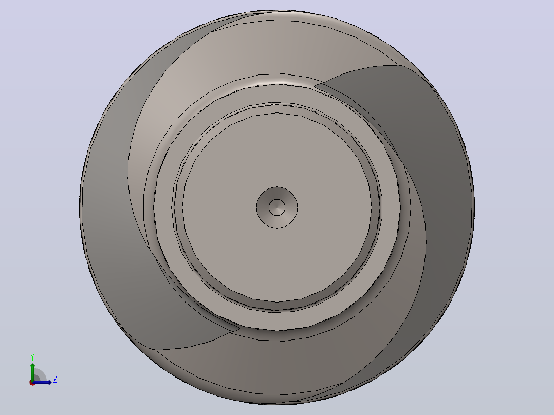 1_蜗杆solidworks左视图