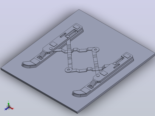 Laptop stand笔记本电脑支架3D图纸 Solidworks设计