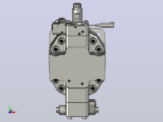 HM6V-85轴向柱塞变量马达设计（SW+CAD+说明书）前视缩略图