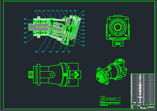 HM6V-85轴向柱塞变量马达设计（SW+CAD+说明书）缩略图