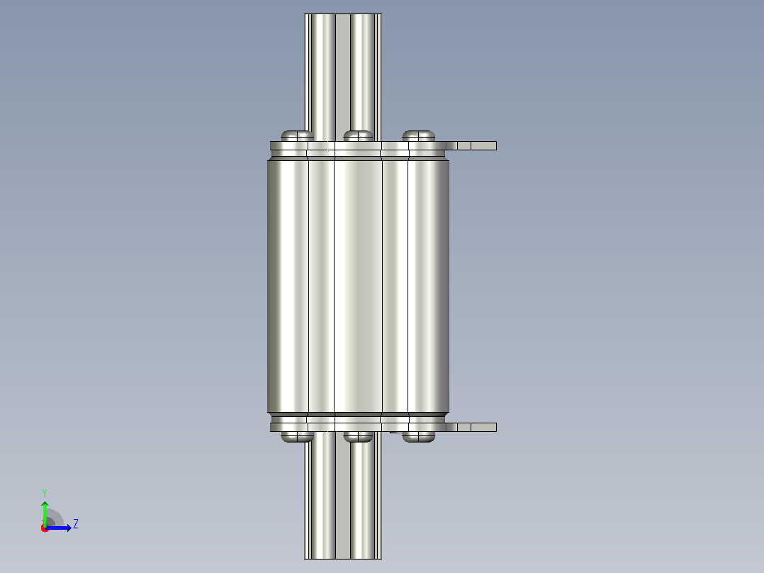 HDLRT0-100 熔断器熔断体三维模型 202012左视图